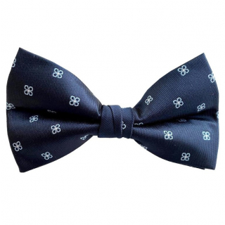 Exkluzívny pánsky motýlik tmavomodrý ORSI tkaný žakár 