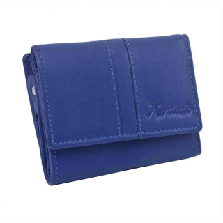 Malá dámska NAPPA kožená peňaženka MERCUCIO modrá