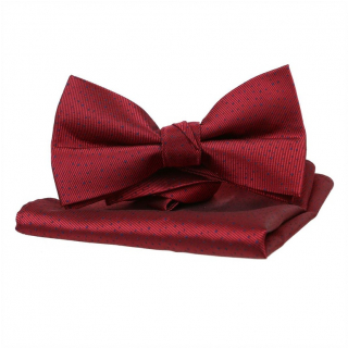 Motýlik a vreckovka ORSI, súprava sýto červená