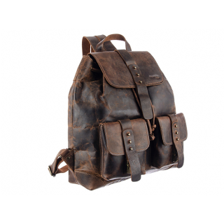 Mestský kožený batoh GreenLand CLASSIC unisex