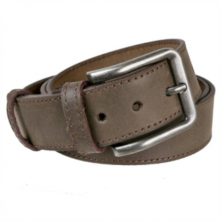 Opasok z brúsenej kože MERCUCIO hnedý-taupe 3,8 cm
