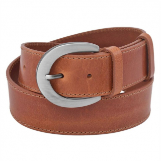 Elegantný dámsky koňakový opasok 3,8 cm