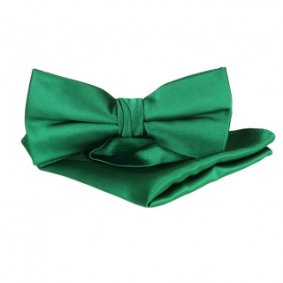 Pánsky motýlik a vreckovka do saka ORSI zelený