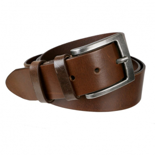 Džínsový unisex opasok MERCUCIO 3,8 cm hnedý