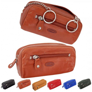 Kožené puzdro na kľúče z mäkkej kože BRANCO