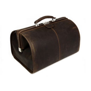 Kožený kufrík GreenLand WestCoast 801-25 hnedý