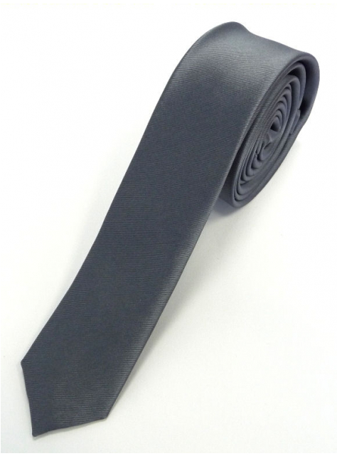 Pánska slim kravata ORSI sýto šedá 4,5 cm - KozeneDoplnky.sk