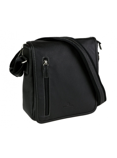 Elegantná taška cez rameno HEXAGONA čierna 461326 - KozeneDoplnky.sk