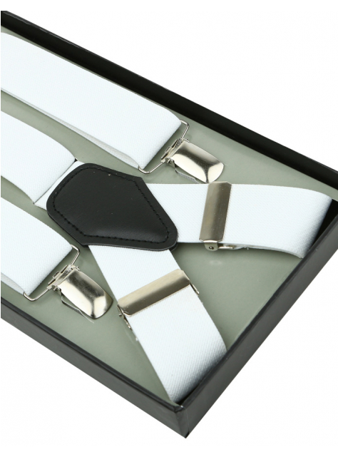 Biele pánske traky - KozeneDoplnky.sk