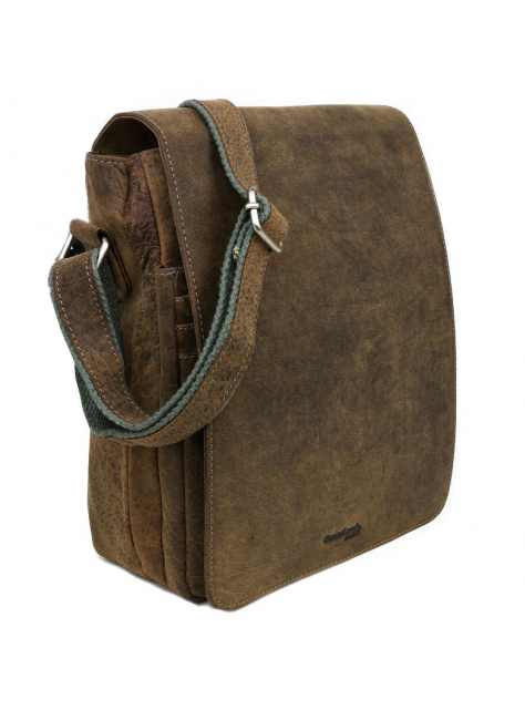 Taška na rameno s poklopom na výšku STONE 2116-28 30x25 cm koža - KozeneDoplnky.sk