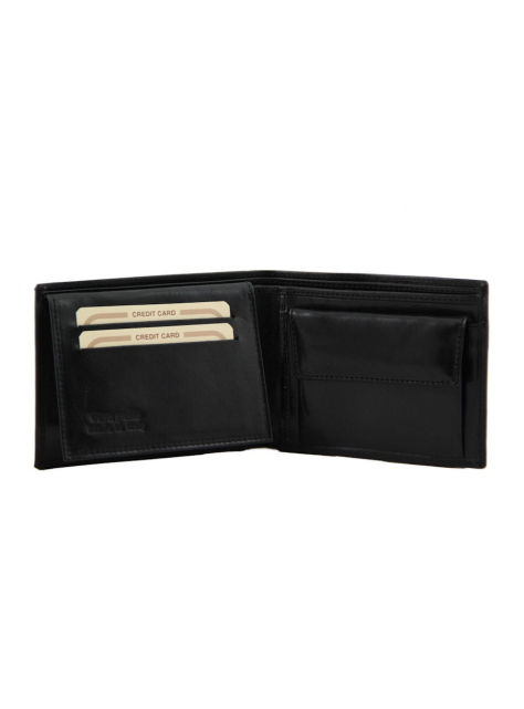 Exkluzívna pánska kožená peňaženka TUSCANY LEATHER 140763 čierna - KozeneDoplnky.sk