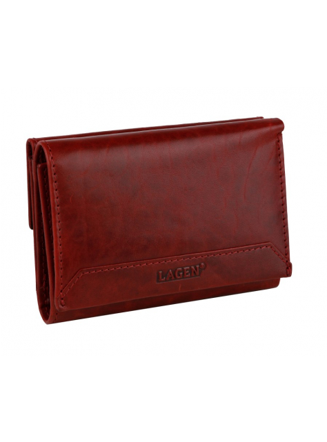 Dámska luxusná peňaženka LAGEN červená flamenco LG-10/T - KozeneDoplnky.sk