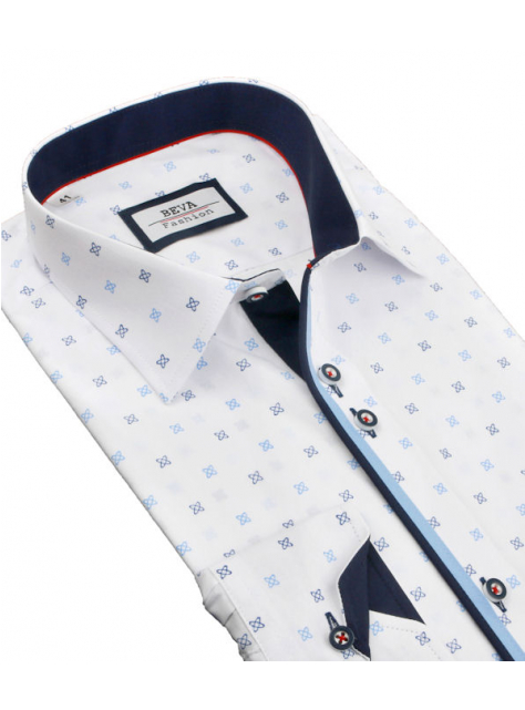 Panska elegantna slim košeľa BEVA Fashion - KozeneDoplnky.sk