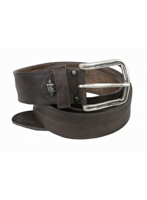 Masívny vintage opasok LLOYD hnedý 4 cm - KozeneDoplnky.sk