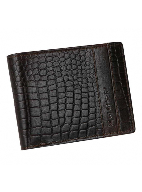 Exkluzívna pánska kožená peňaženka s kroko vzorom LAGEN 5111 - KozeneDoplnky.sk
