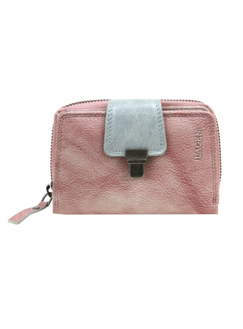 Exkluzívna dámska ružová peňaženka s prackou LAGEN 4495 - KozeneDoplnky.sk
