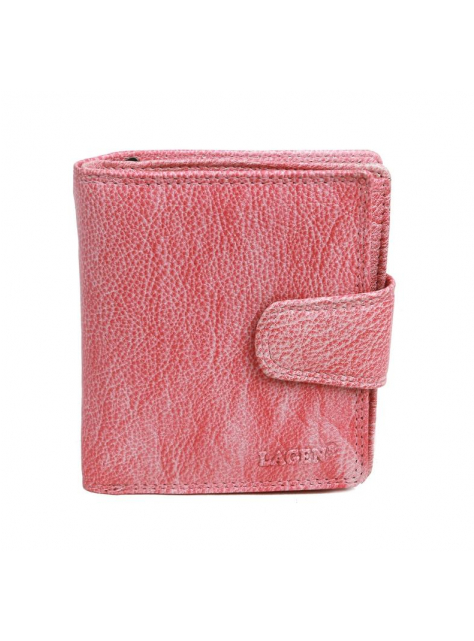 Dámska kožená peňaženka s prackou LAGEN ružová  - KozeneDoplnky.sk