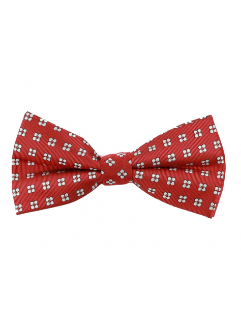 Pánsky motýlik ORSI sýto-červený so vzorom - KozeneDoplnky.sk