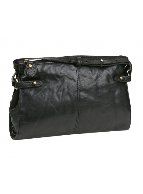 Exkluzívna kožená kabelka LAGEN 28 x 18 cm čierna 3377 - KozeneDoplnky.sk