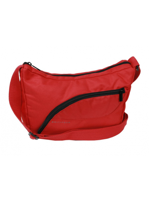 Textilná príručná taška na rameno MULTIFORM 28x18 cm červená - KozeneDoplnky.sk