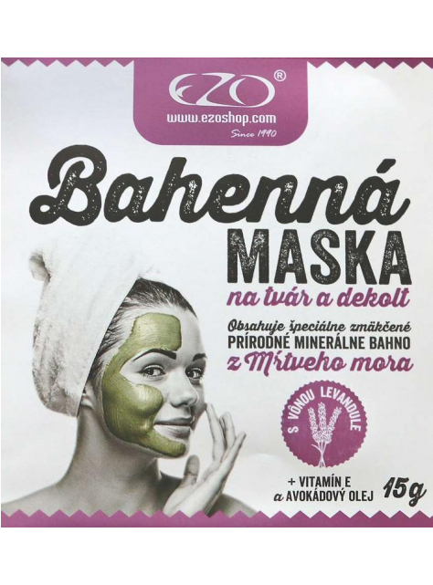 Pleťová bahenná maska s avokádovým olejom a vitamínom E - KozeneDoplnky.sk