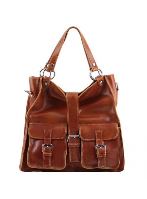Dámska kabela MELISSA Tuscany Leather koňaková - KozeneDoplnky.sk