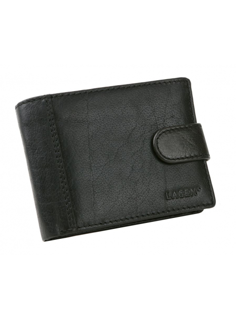 Elegantná kožená pánska peňaženka LAGEN 8575 čierna - KozeneDoplnky.sk