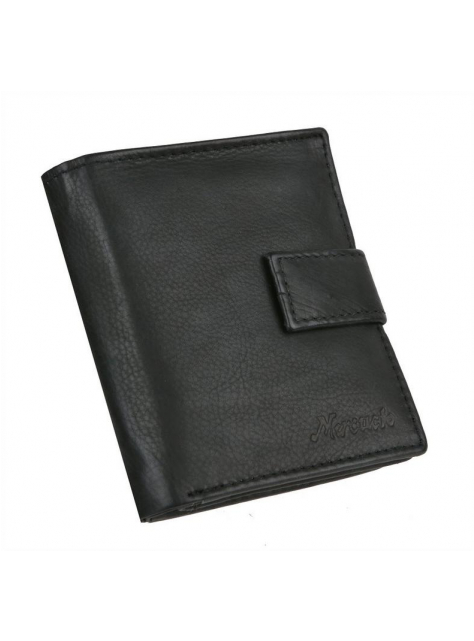 Menšia pánska kožená peňaženka čierna MERCUCIO 2311038 - KozeneDoplnky.sk