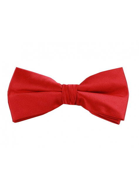 Pánsky motýlik ORSI matný satén, sýto-červený  - KozeneDoplnky.sk