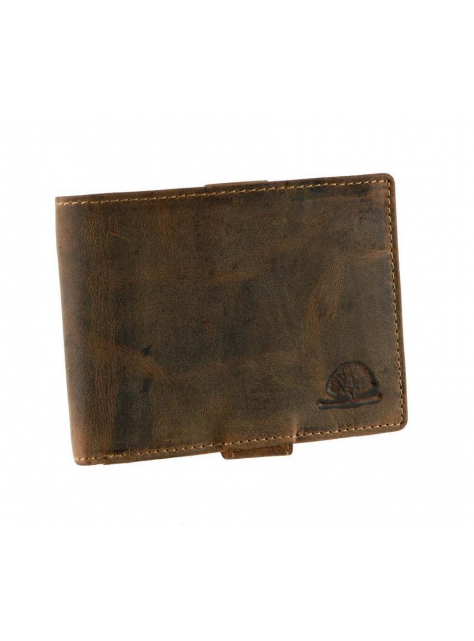 Pánska peňaženka s RFID GreenBurry 1705, brúsená koža hnedá - KozeneDoplnky.sk