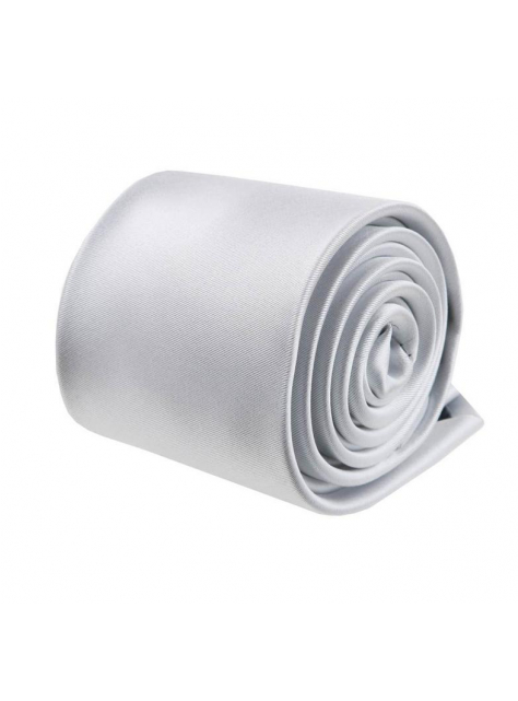 Pánska kravata ORSI bielo-strieborná 7 cm - KozeneDoplnky.sk