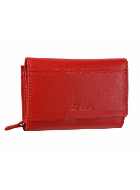 Červená dámska peňaženka MERCUCIO RFID samostatný mincovník - KozeneDoplnky.sk