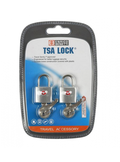 TSA bezpečnostný zámok na kľúč 2 ks mosadzný - KozeneDoplnky.sk