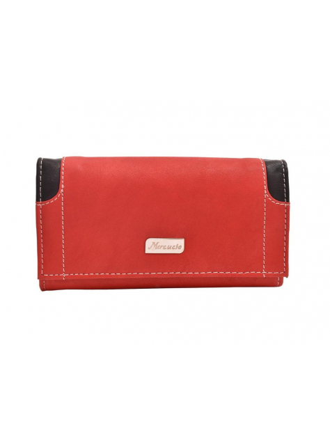 Červená dámska peňaženka listová MERCUCIO | Dopredaj - KozeneDoplnky.sk