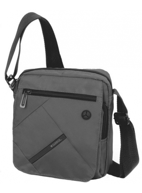 Príručná textilná taška na rameno GABOL TWIST šedá - KozeneDoplnky.sk
