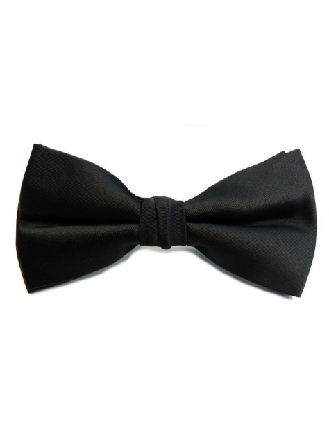 Pánsky motýlik ORSI matný satén čierny - KozeneDoplnky.sk