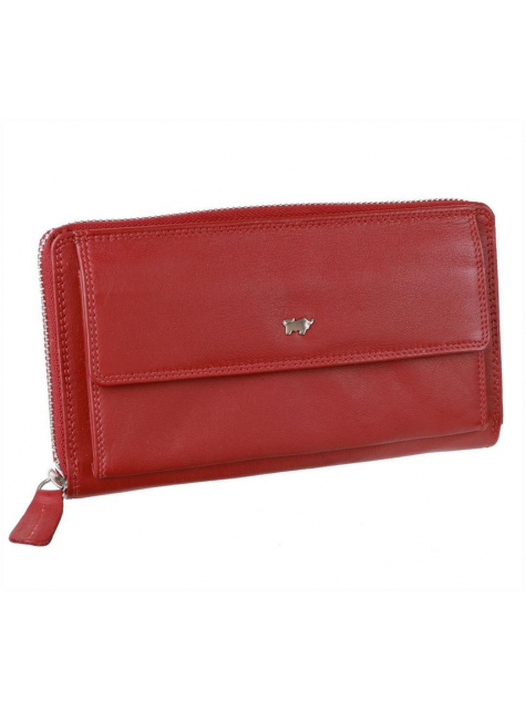 Červená peňaženka BRAUN BUFFEL, puzdro na smartfón, 16 kariet - KozeneDoplnky.sk