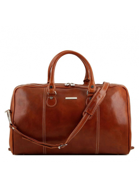 Luxusná cestovná taška TUSCANY PARIS menšia 47x27, hnedá medová - KozeneDoplnky.sk
