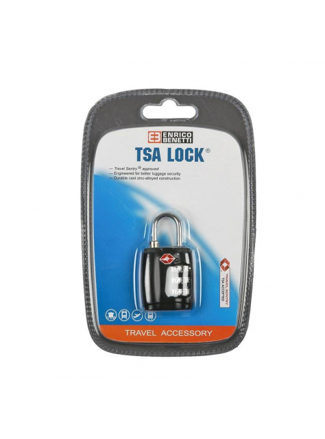 TSA LOCK bezpečnostný zámok kódovací, BLACK - KozeneDoplnky.sk