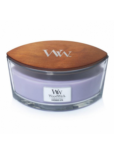 Sviečka s praskajúcim knôtom - Lavender Spa WoodWick, 453 g - KozeneDoplnky.sk