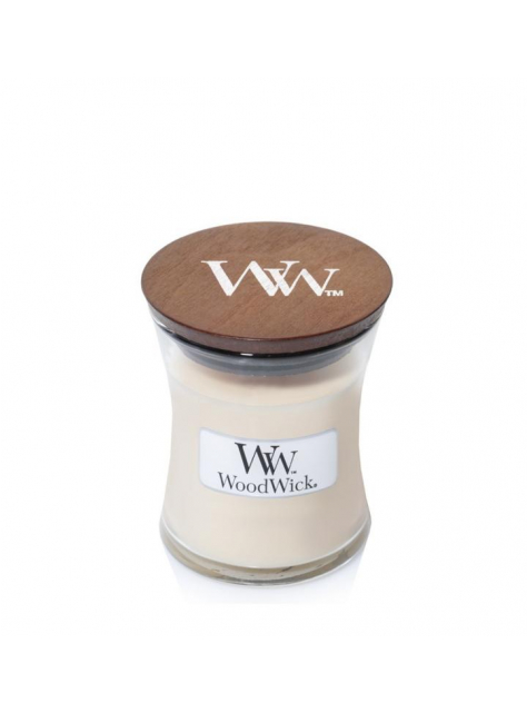 Sviečka s praskajúcim knôtom - Vanilla Bean WoodWick, 85g - KozeneDoplnky.sk