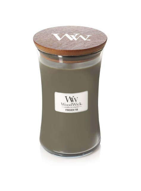 Sviečka s praskajúcim knôtom - Frasier Fir WoodWick, 609g - KozeneDoplnky.sk
