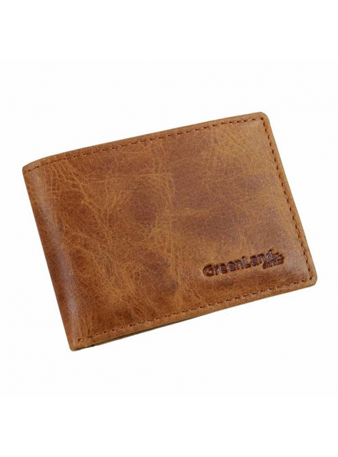 Mini peňaženka 10x 7,5 cm GreenLand NATURE hnedá - KozeneDoplnky.sk