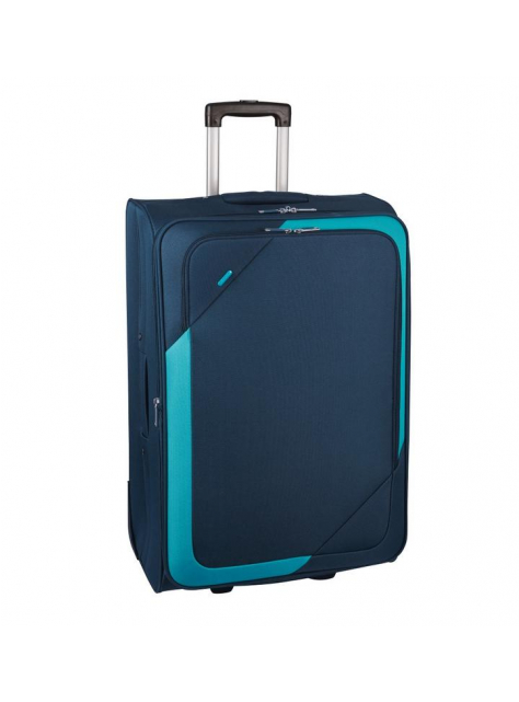Veľký cestovný kufor D&N nylon modrý, 91 l - KozeneDoplnky.sk
