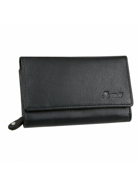 Exkluzívna dámska čierna peňaženka s RFID stredný typ - KozeneDoplnky.sk
