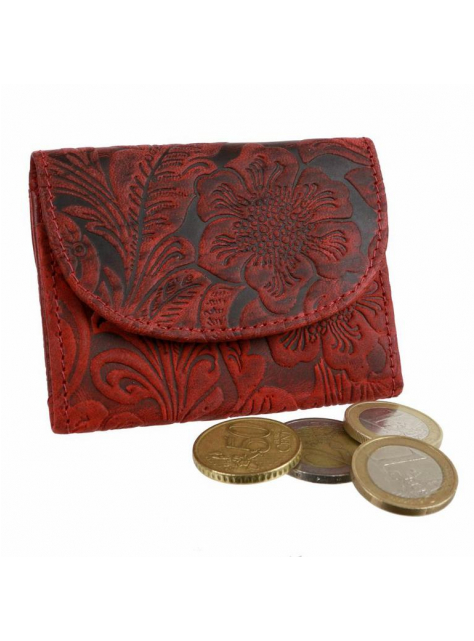 Mini peňaženka 8,5 x 6,5 cm MERCUCIO, červená - KozeneDoplnky.sk