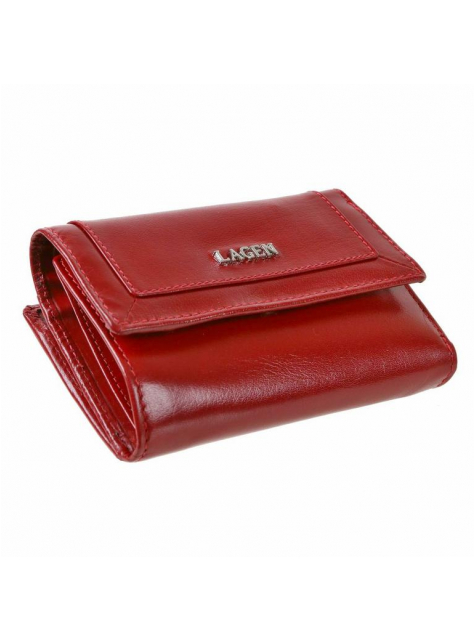 LAGEN atraktívna červená peňaženka pre 11 kariet - KozeneDoplnky.sk
