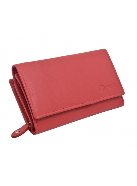 Červená peňaženka z teľacej kože, 15 kariet stredný typ - KozeneDoplnky.sk