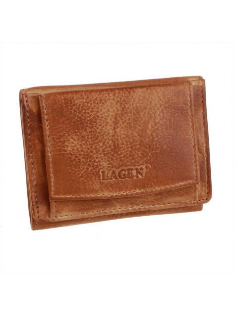 CARAMEL peňaženka LAGEN® Soft koža, francúzsky mincovník - KozeneDoplnky.sk