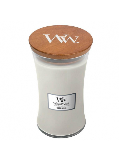 Sviečka s luxusnou vôňou WoodWick WARM WOOL 609 g - KozeneDoplnky.sk